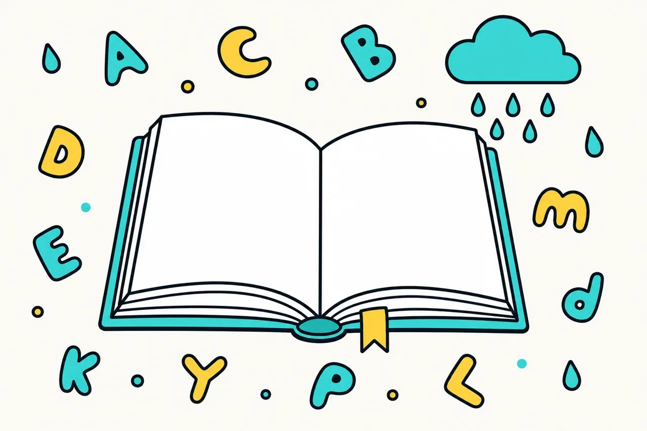 A Rainy Day, lecture Level 1, illustration Mission 6e