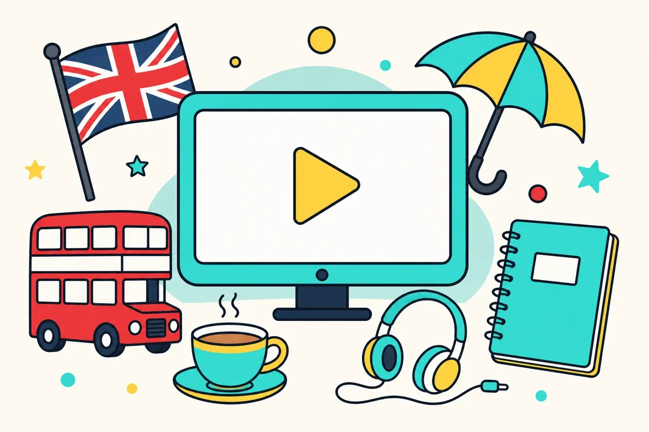 Apprendre en vidéo : Anglais, illustration Mission 6e