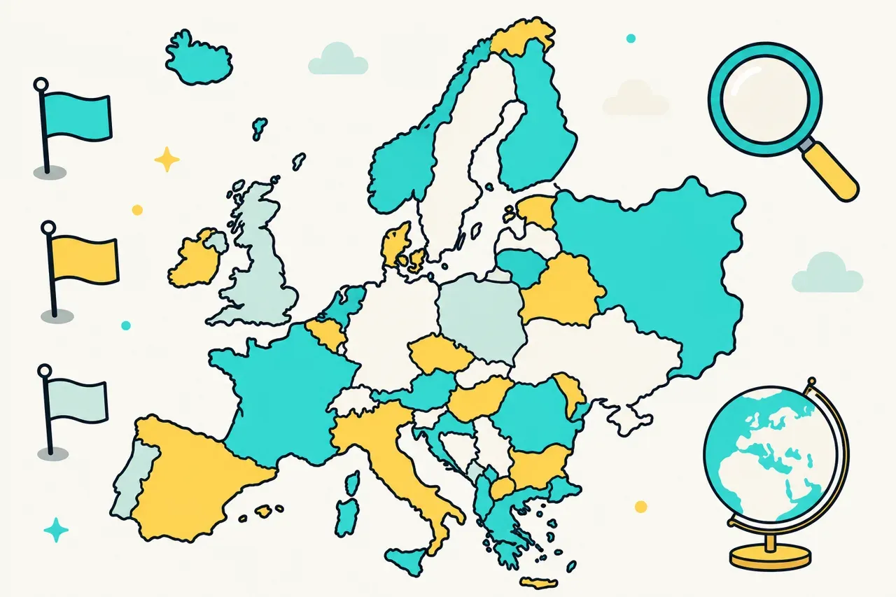 Combien y a-t-il de pays en Europe ? illustration Mission 6e