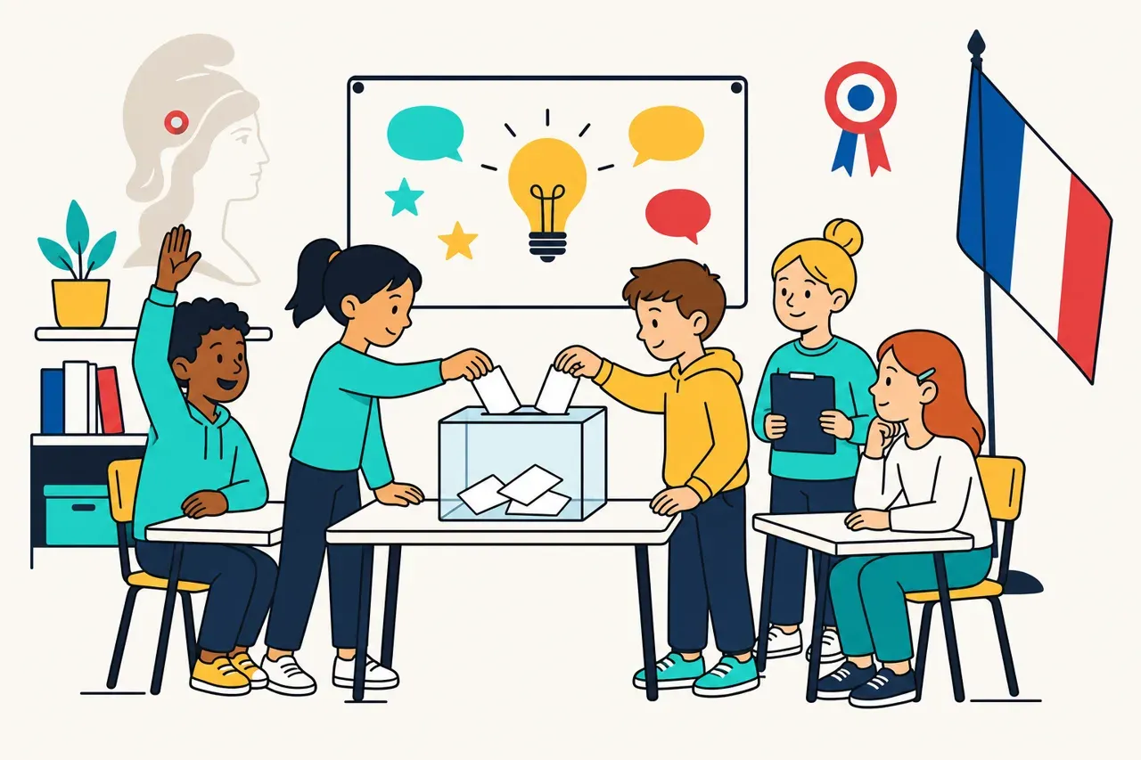 Comment devenir délégué de classe, illustration Mission 6e