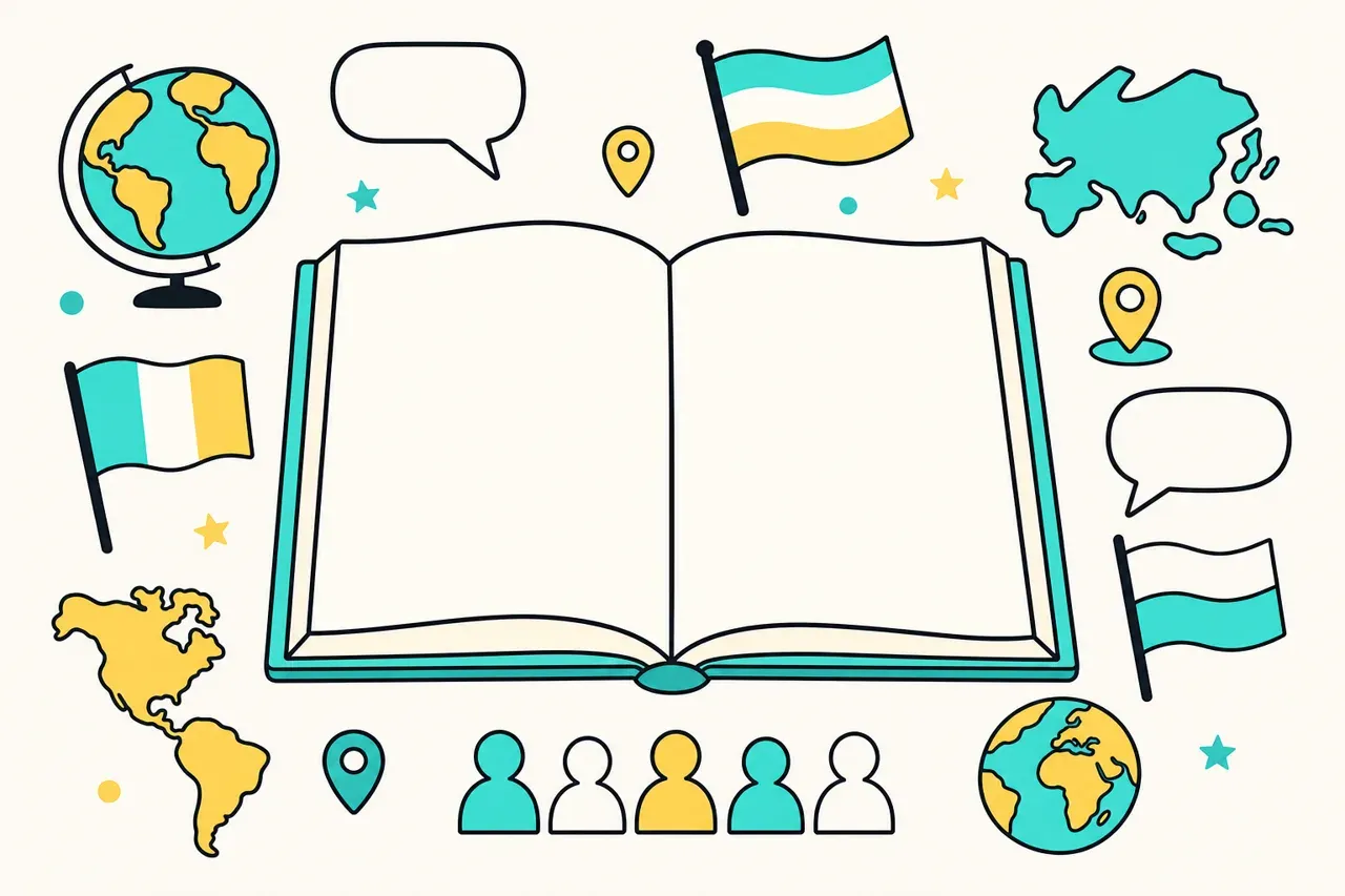 Countries and Nationalities, illustration Mission 6e