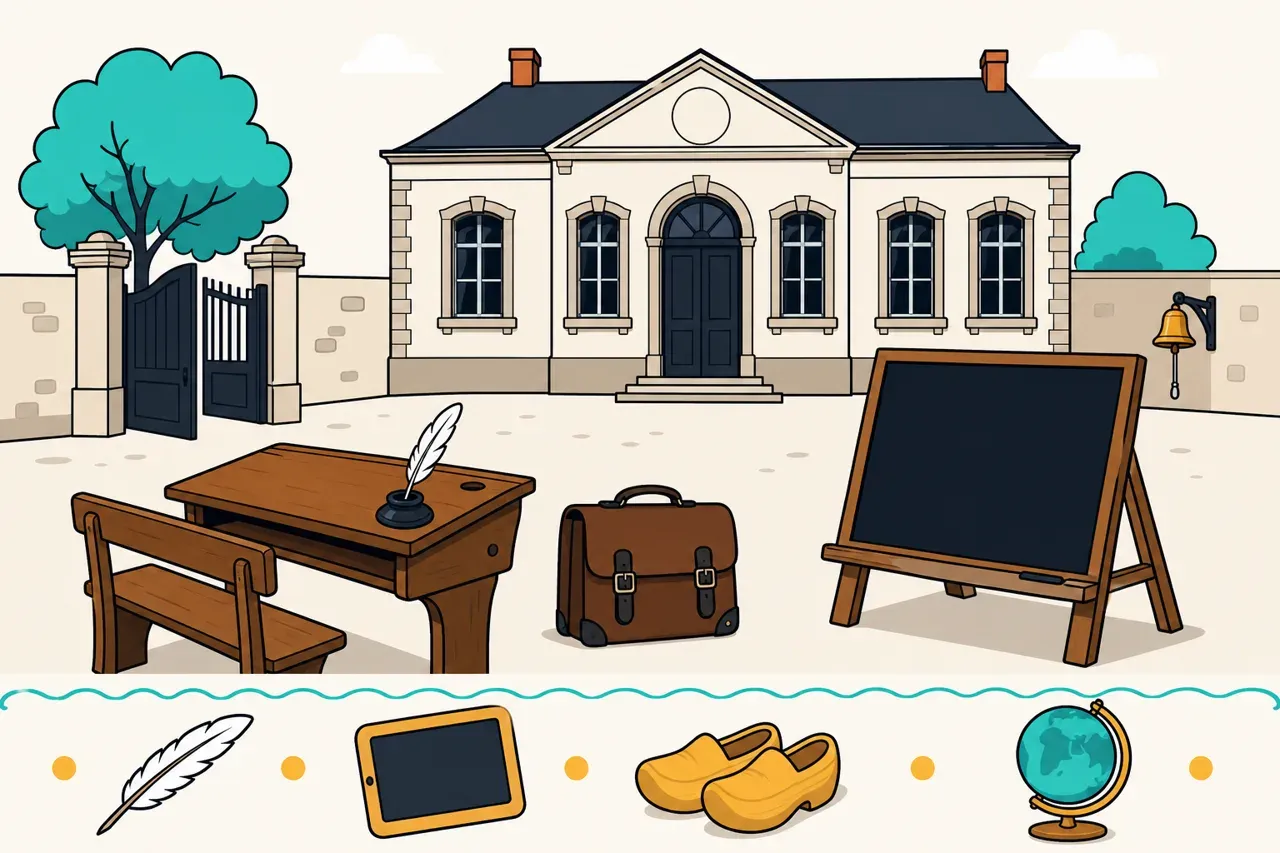 L'école primaire au temps de Jules Ferry — illustration Mission 6e