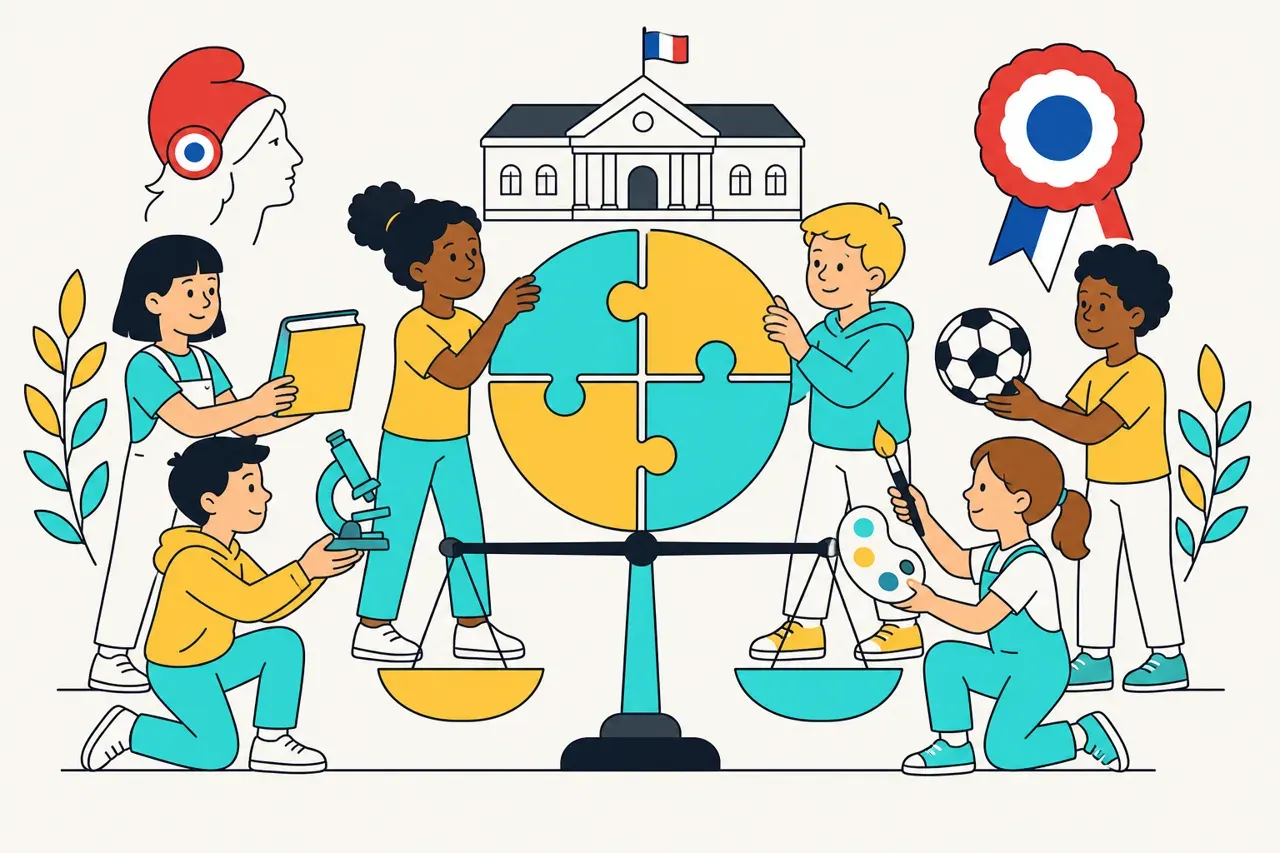 égalité filles garçons, illustration Mission 6e