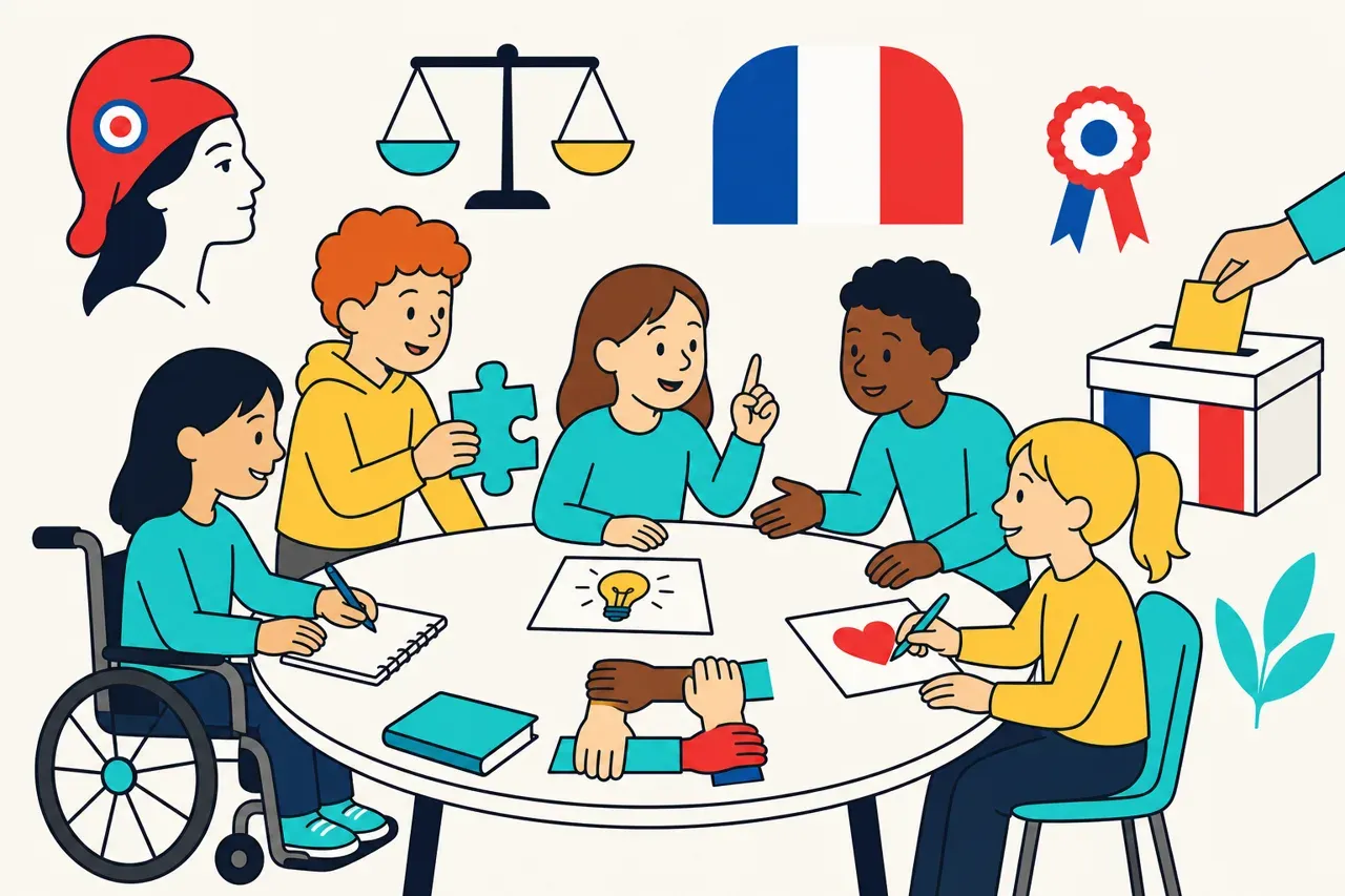 Droits, devoirs et opinion, illustration Mission 6e