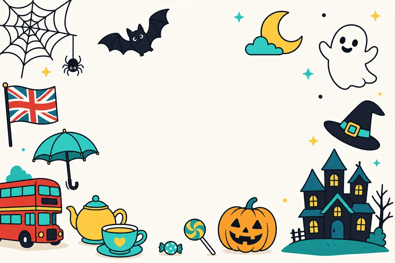 Halloween words, les mots d’Halloween en anglais, illustration Mission 6e