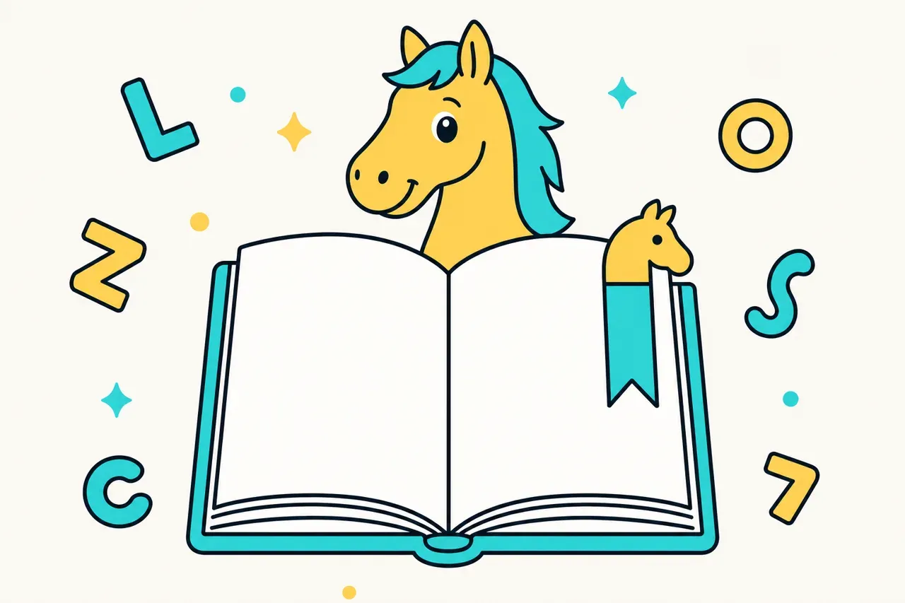 Hector the Horse, lecture Level 2, illustration Mission 6e