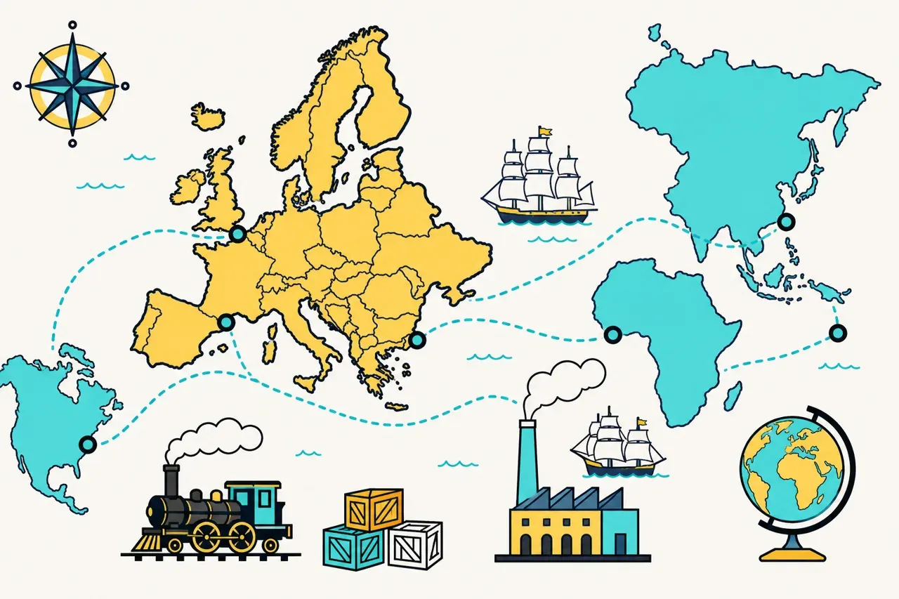 L'Europe et le monde au XIXe siècle, illustration Mission 6e