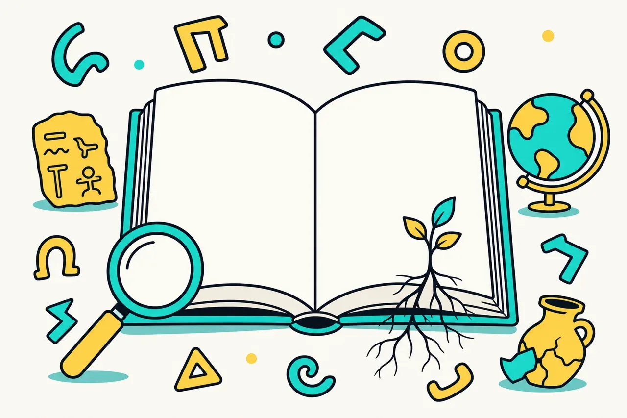 L'origine et l'étymologie des mots, illustration Mission 6e