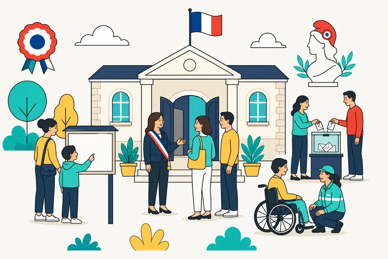 La mairie, illustration Mission 6e