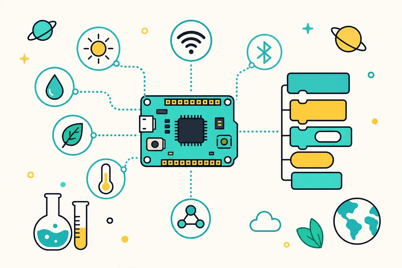 La programmation d'objets connectés et robots, illustration Mission 6e