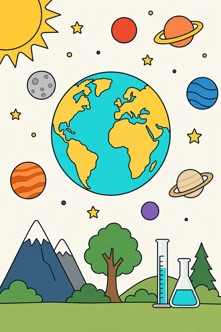 Le ciel et la Terre, illustration Mission 6e
