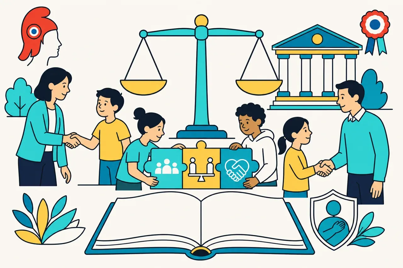 Le droit et la règle, illustration Mission 6e