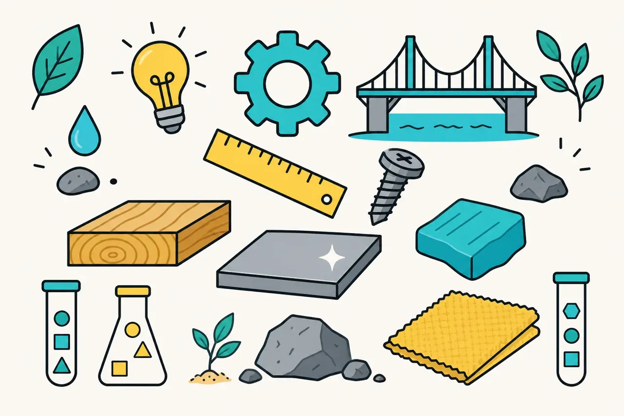 Matériaux et objets techniques, illustration Mission 6e