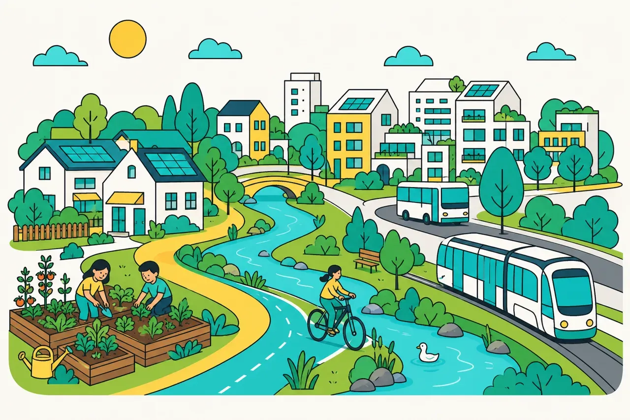 Solutions pour mieux habiter, illustration Mission 6e