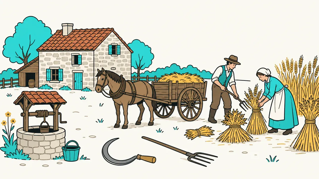 Le monde rural au XIXe siècle, illustration Mission 6e