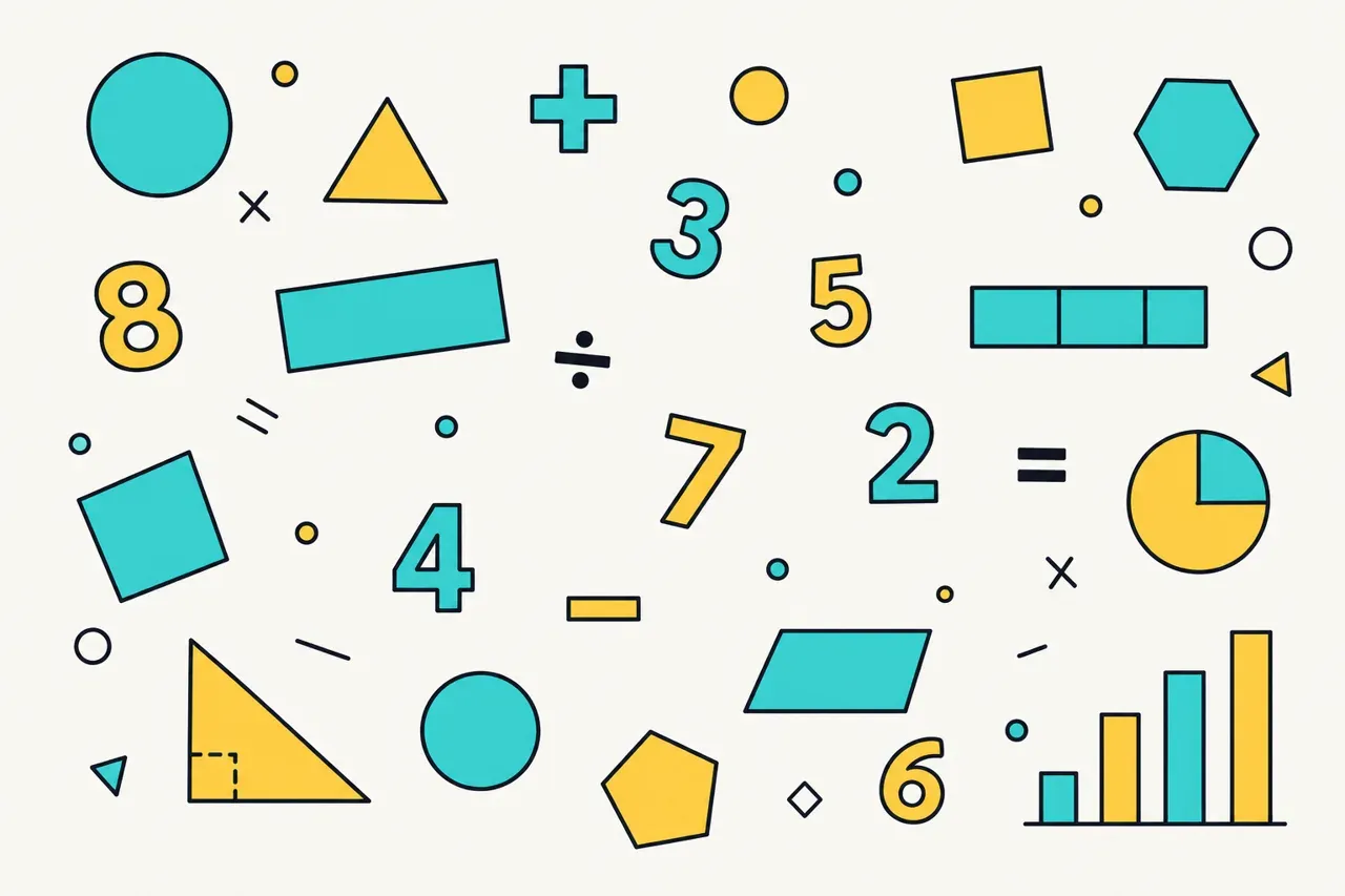 Nombres et calculs, illustration Mission 6e