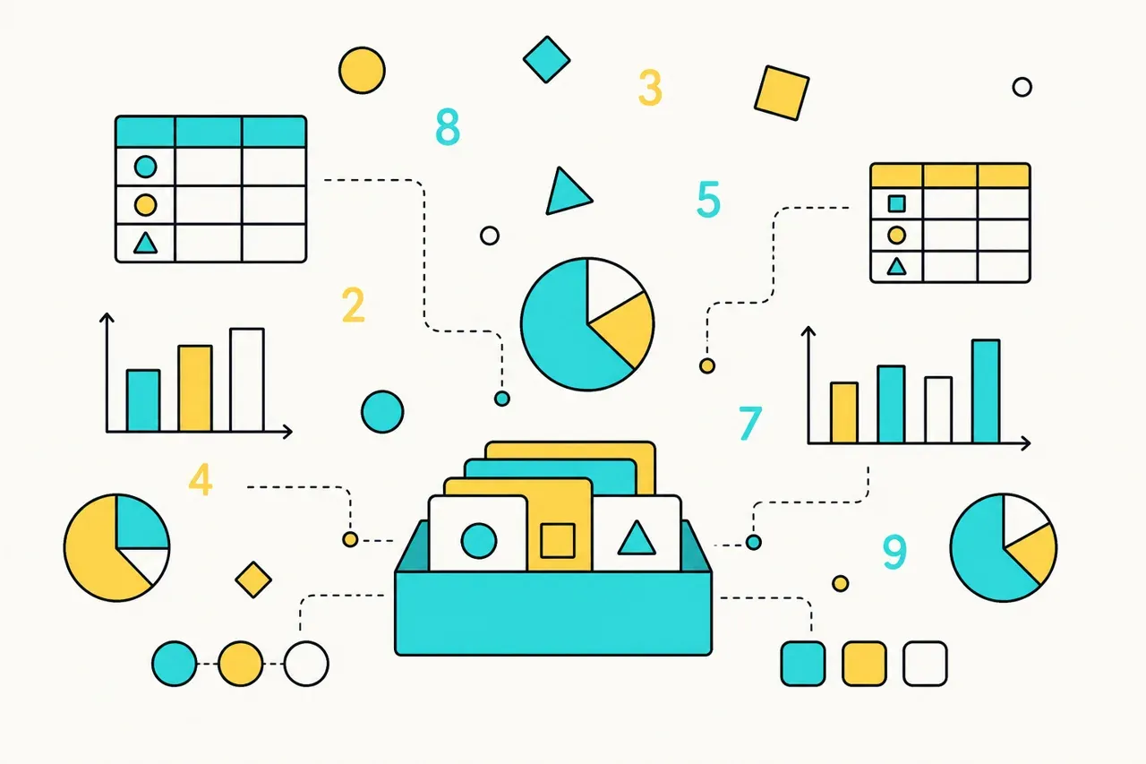 Organisation et gestion des données, illustration Mission 6e