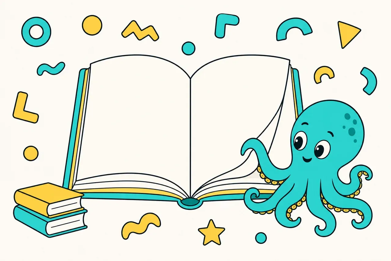 Oscar the Octopus, lecture Level 2, illustration Mission 6e