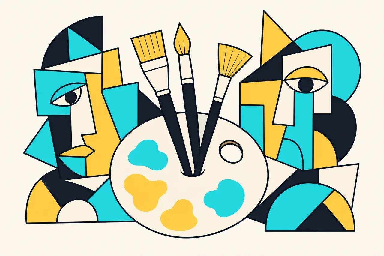 Pablo Picasso et le cubisme, illustration Mission 6e