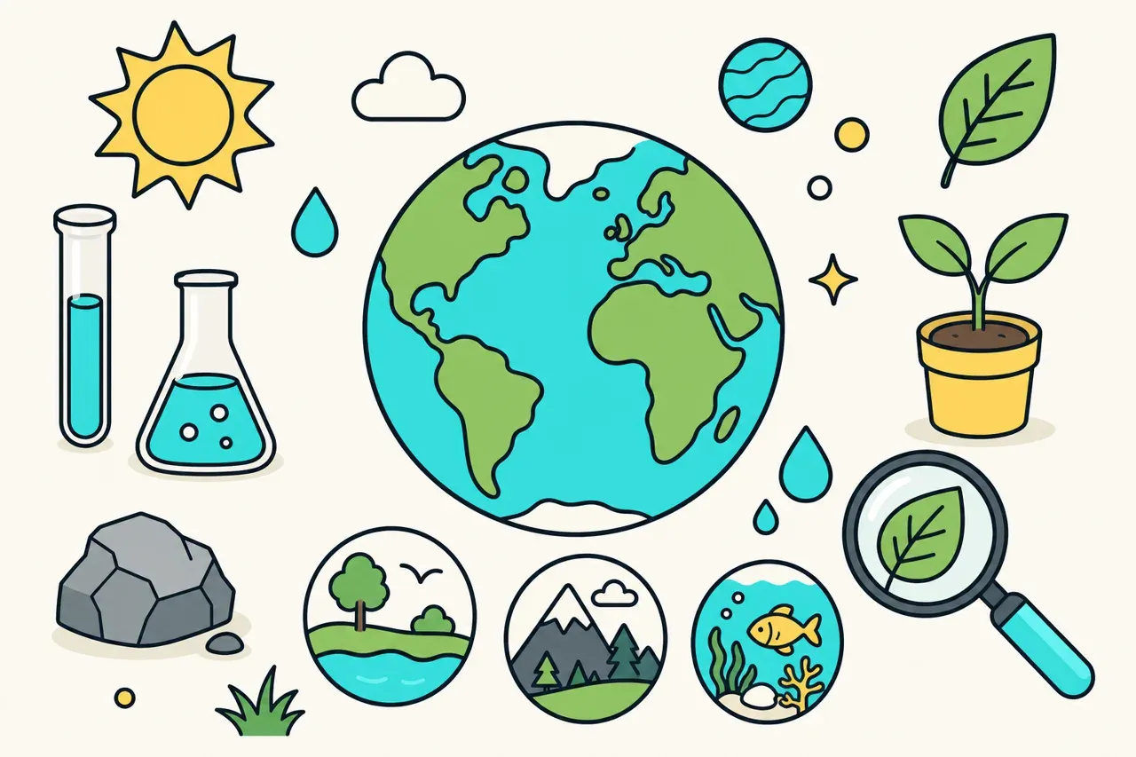 Planète terre, êtres vivants et environnement, illustration Mission 6e
