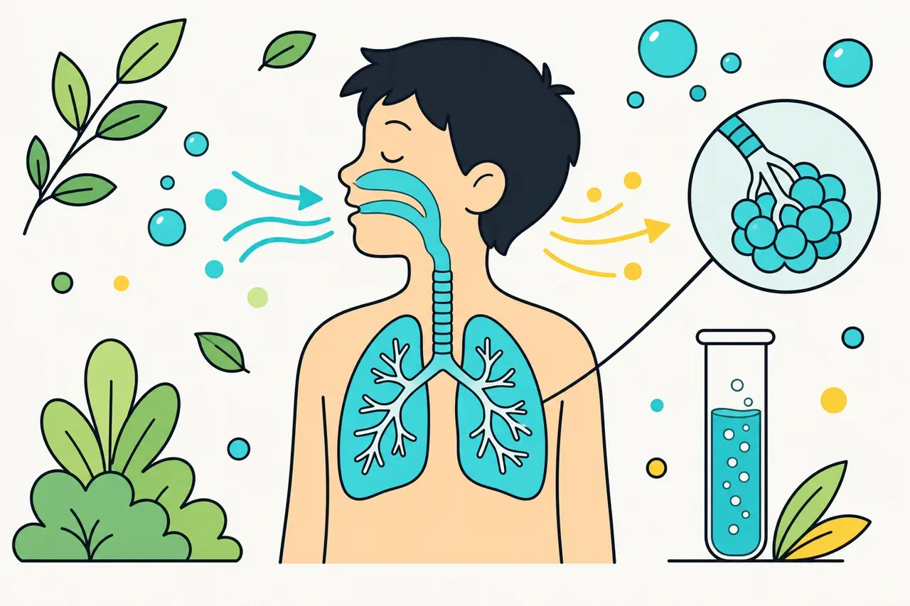 La respiration (ancien programme, forte demande) — illustration Mission 6e