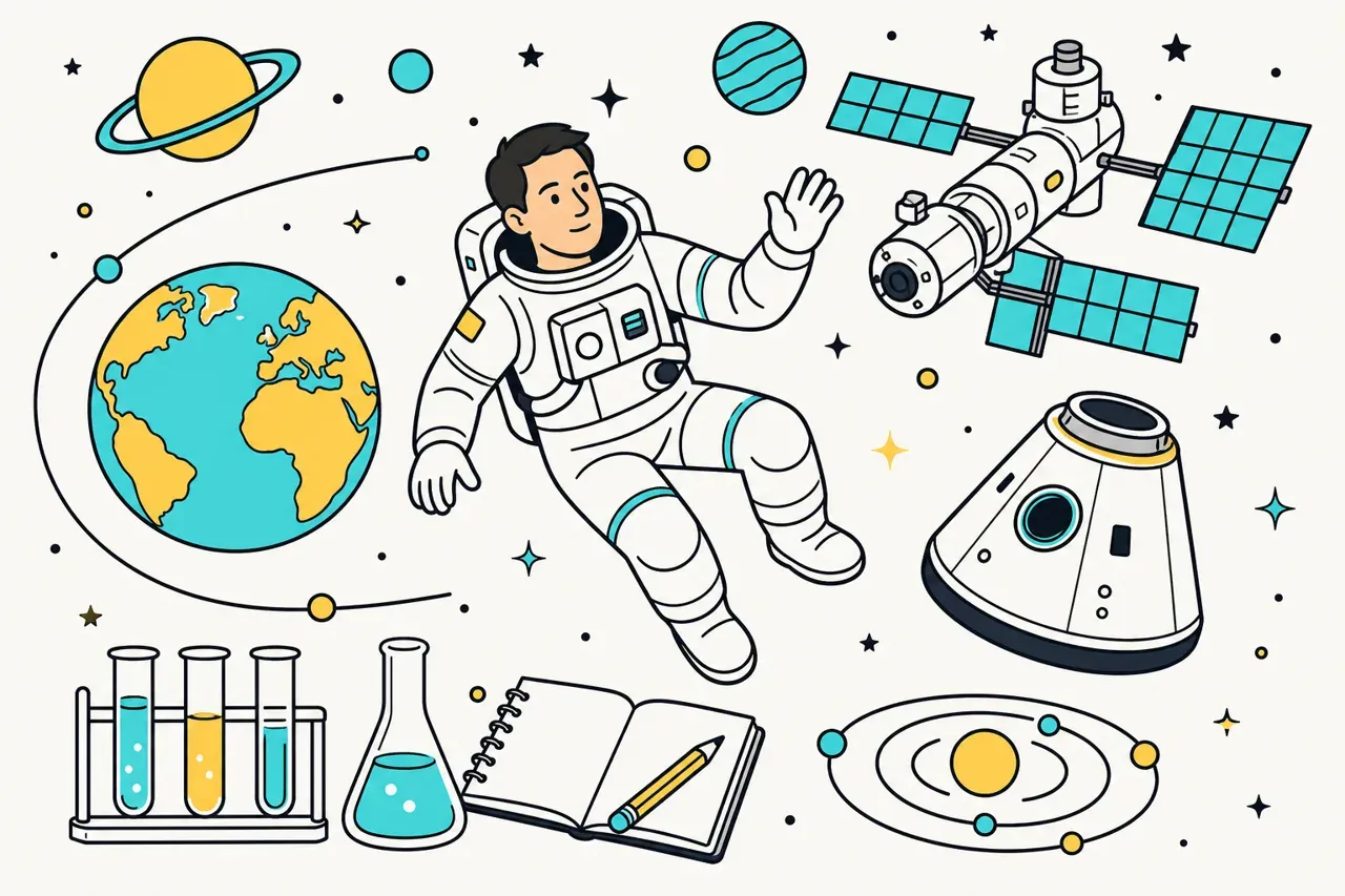 Thomas Pesquet : parcours et missions, illustration Mission 6e
